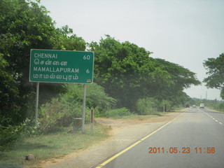 105 7kp. India - Puducherry (Pondicherry) to Mamallapuram