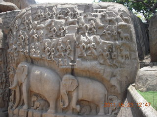 180 7kp. India - Mamallapuram - bas relief