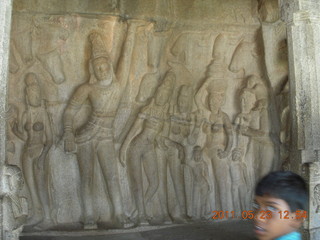 202 7kp. India - Mamallapuram - bas relief area
