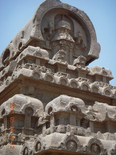 237 7kp. India - Mamallapuram - animal sculptures and temples
