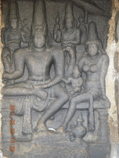 269 7kp. India - Mamallapuram - Bay of Bengal - ancient temple