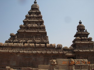 273 7kp. India - Mamallapuram - Bay of Bengal - ancient temple