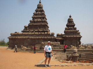276 7kp. India - Mamallapuram - Bay of Bengal - ancient temple - Adam