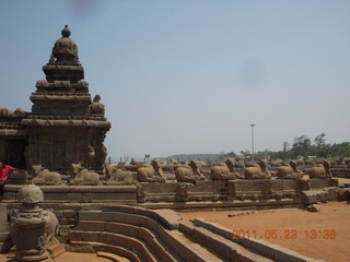 India - Mamallapuram - Adam - Bay of Bengal - ancient temple