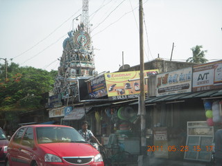 India - Mamallapuram to Puducherry (Pondicherry) - temple