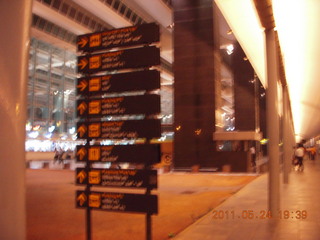 India - Bengaluru (Bangalore) airport signs