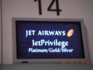 168 7kq. India - Jet Airways sign