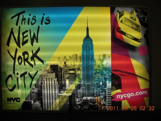 JFK New York City sign