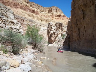 Bryce's pictures of Muddy Creek near Hidden Splendor