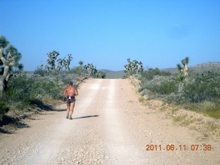 48 7lb. aerial - Pearce Ferry airstrip (L25) run - Adam running (back)