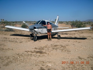 Windmill airstrip run - N8377W