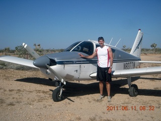 aerial - Pearce Ferry airstrip (L25) - Rob and N8377W