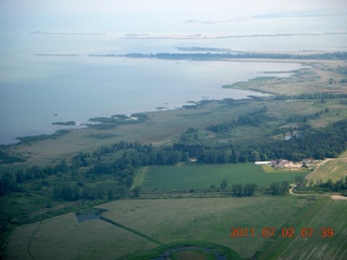 aerial Michigan - Saginaw Bay