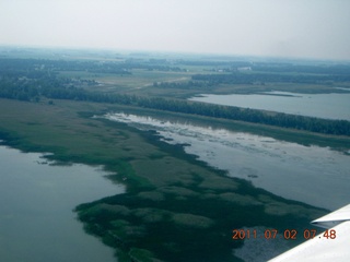 aerial Michigan - Saginaw Bay