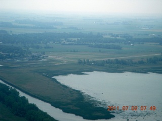aerial Michigan - Saginaw Bay