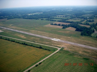 59 7m2. aerial Michigan - Hillsdale Airport (JYM)