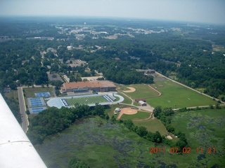 71 7m2. aerial Michigan - Hillsdale