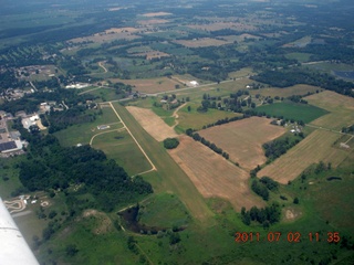 79 7m2. aerial Michigan - Honey Acres (7N4)