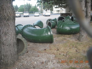 Toledo, Ohio, run - green pipes