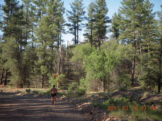 1573 7mg. 'Young International' Pleasant Valley (24AZ) run - Adam running