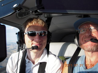 Neil and Adam and N8377W at Deer Valley (DVT)