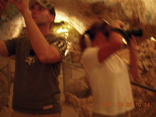 Grand Canyon Caverns - Jay and Julia taking pictures