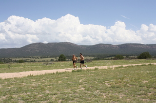 1603 7nk. Sean's pictures - Pleasant Valley (Young International) - Adam and Sean running