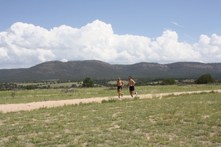 1605 7nk. Sean's pictures - Pleasant Valley (Young International) - Adam and Sean running