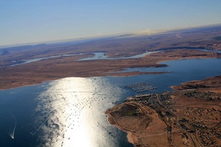 Ruhil pictures - aerial - Lake Powell