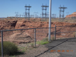 Page Airport (PGA) to Wahweap Marina run - power-transmission stuff