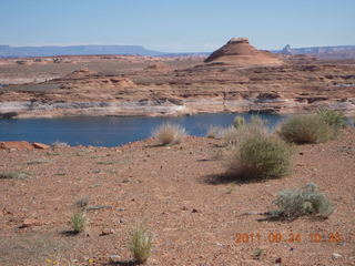 Page Airport (PGA) to Wahweap Marina run - Glen Canyon Dam Bridge - Adam running