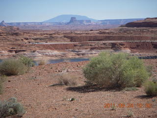 Page Airport (PGA) to Wahweap Marina run - Glen Canyon Dam Bridge view