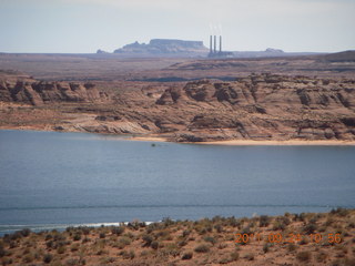 Page Airport (PGA) to Wahweap Marina run - coal power plant