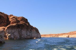 Ruhil pictures - boat tour of Lake Powell - boat
