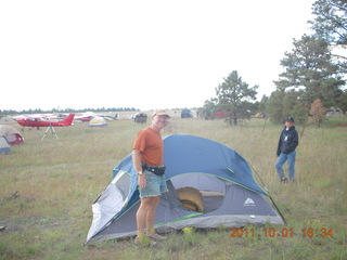 Negrito fly-in - Jim and his Maule