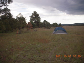 Negrito fly-in - Adam's borrowed tent