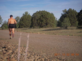 60 7q2. Beaverhead run - Adam running - back (tripod)