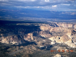 aerial - Utah - white cliffs