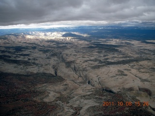 aerial - Utah - orange cliffs