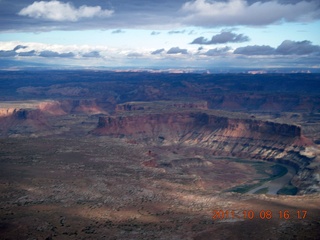 195 7q8. aerial - Utah - Mineral Canyon (Mineral Bottom) area