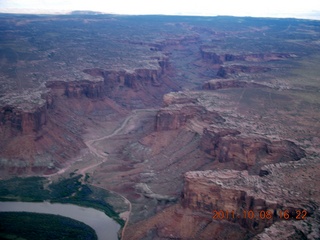 aerial - Utah - Mineral Canyon (Mineral Bottom) road