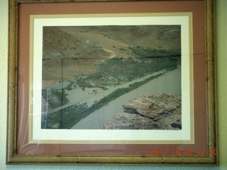 aerial in frame - Mineral Canyon airstrip under water