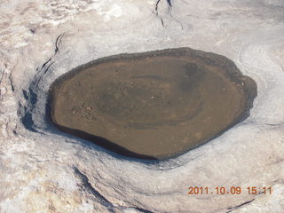 110 7q9. Dead Horse Point hike - pothole