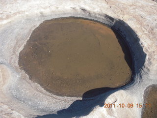 111 7q9. Dead Horse Point hike - pothole