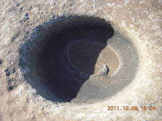 141 7q9. Dead Horse Point hike - pothole