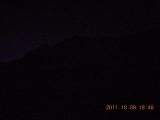Dead Horse Point sunset - LaSal Mountains