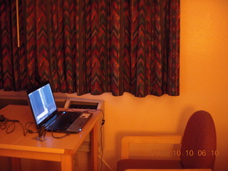 3 7qa. my computer in my hotel room