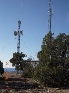 40 7qa. Cedar Mountain airstrip run - radio towers