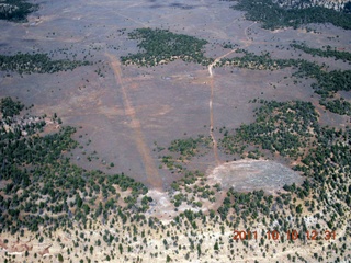 213 7qa. aerial - mystery airstrip in Book Cliffs