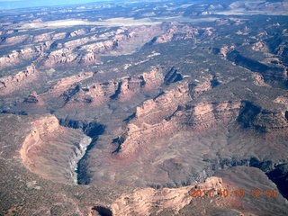 aerial - slot canyon
